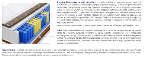 Materac Poprad Max Plus Trawa 125x240 cm Materac Poprad Max Plus Trawa 125x240 cm
