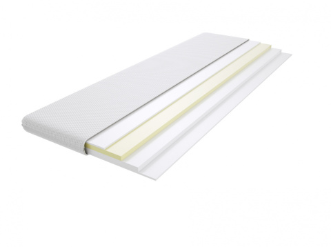 Materac nawierzchniowy Pianka HR + Visco 60x135 cm Materac nawierzchniowy Pianka HR + Visco 60x135 cm