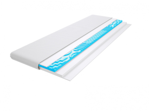 Materac nawierzchniowy Pianka HR + Visco Molet 175x195 cm Materac nawierzchniowy Pianka HR + Visco Molet 175x195 cm