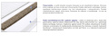 Materac nawierzchniowy Pianka HR + Trawa Morska 105x120 cm
