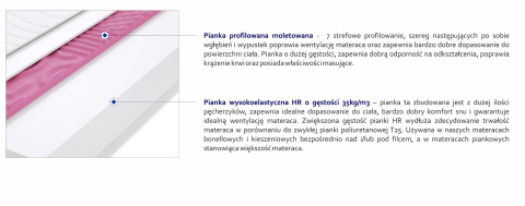 Materac Lipsk Molet Max Plus 165x220 cm Materac Lipsk Molet Max Plus 165x220 cm