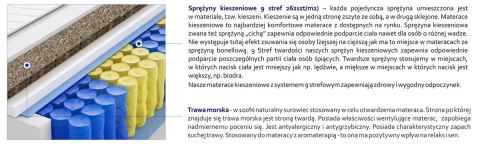 Materac Bruksela Trawa 105x145 cm Materac Bruksela Trawa 105x145 cm