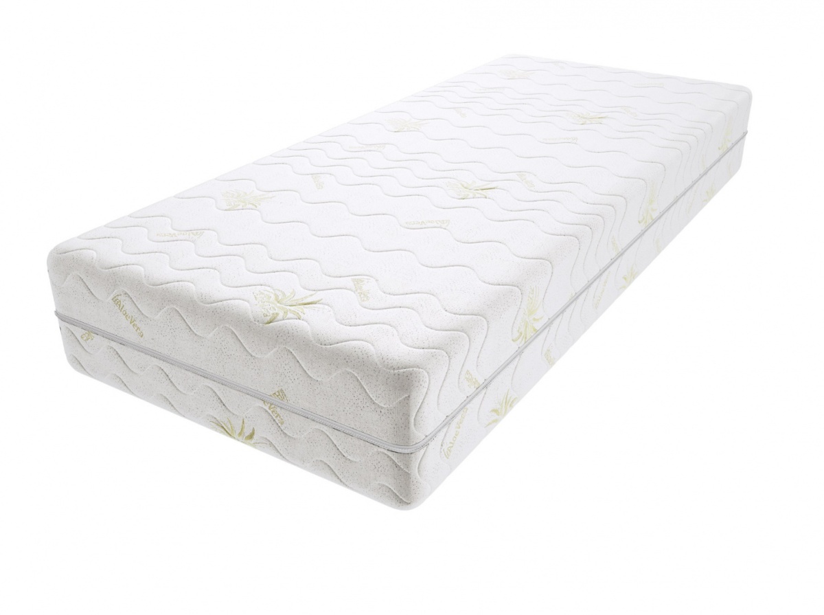 Pokrowiec na materac Aloe Vera pikowany 90x175 cm